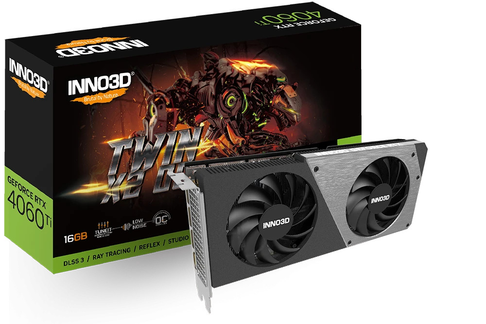 INNO3D GeForce RTX 4060 Ti 16GB TWIN X2 OC